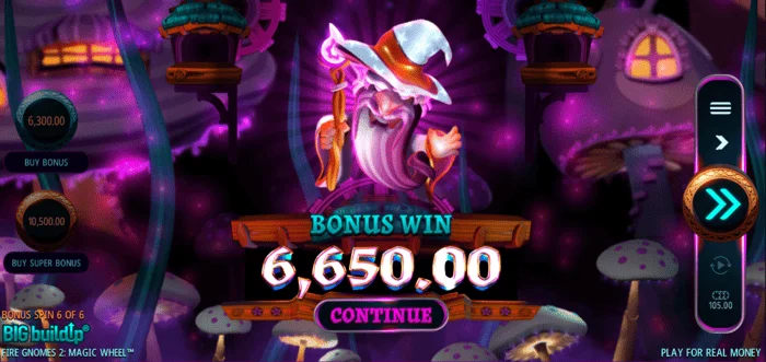 Fire Gnomes 2 Magic Wheel - бонусна добивка