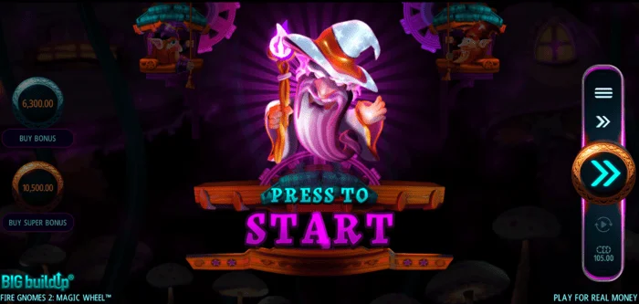 Fire Gnomes 2 Magic Wheel - започнување на бонус играта