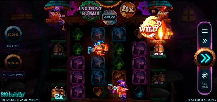 Fire Gnomes 2 Magic Wheel - табела со симболи